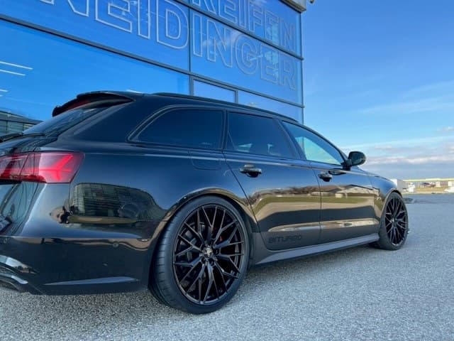 AUDI A6 Avant schwarz - AEZ Porto black