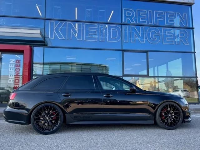 AUDI A6 Avant schwarz - AEZ Porto black 2